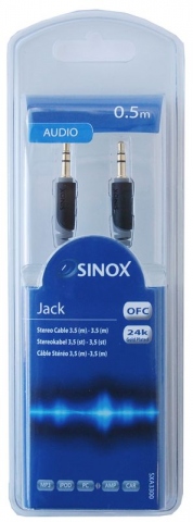 SXA3302 - CABLE JACK 3.5mm macho A JACK 3.5mm macho STEREO 2,0 mts