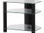 Sonorous - RX2130-TN - Mueble Hifi de 3 estantes. Vidrio transparente/Chasis negro.