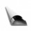 Multibrackets MCC50/110 Blanco Canaleta Ocultacables de Aluminio 110 cm x 50 mm