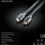 Sonorous HDMI Silver 1,5 m – Cable HDMI 1.4 Full HD 1080p, 3D y Ethernet con Nylon Trenzado