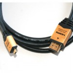 RO&CO - ROHD40 Cable micro HDMI(D) - HDMI(A) 3D + ETHERNET Longitud 1,5 mts
