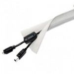50 mts malla ocultacables con Velcro c/Gris