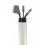 Sonorous SON50/50 Gris Canaleta Ocultacables de Aluminio 50 cm x 50 mm
