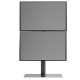 Peana TV - Standbase-180/2 BLACK (180 cms de altura). Negro