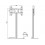 Peana TV - Standbase-180/2 BLACK (180 cms de altura). Negro Catálogo Productos 