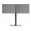 Peana TV - Standbase-180/TWIN BLACK (180 cms de altura). Negro 
