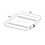 Multibrackets - Estante adicional ajustable en altura para STAND180 c/negro