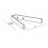 Multibrackets - Estante adicional en V para STAND180 c/negro
