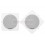 Dynavoice - Par Altavoces 4 tweeters - Surround Ref. Magic Around-5 Blanco