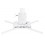 Multibrackets Soporte de Techo Extensible 30-48 cm con Fine Tune para Proyector hasta 20 kg Blanco