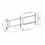Multibrackets Motorized Swing Mount X-Large RF Soporte TV Motorizado 42-75" VESA 600x400