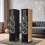 Dynavoice Definition DF-8 II Roble Natural – Pareja de altavoces de suelo HiFi de 3 vías, doble woofer de 8" y X-Change