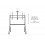Multibrackets Collaboration Floorstand 100 | Peana TV 65-100" 90 kg