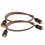 Proson PROA-05 Cable Estéreo 2 RCA a 2 RCA 0,5 m con Malla Textil
