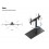 Multibrackets - Peana TV de pie o sobremesa. Vesa 60x40. Ref. TABLESTAND XXL large c/negro