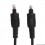 RO&CO CTA5005 Cable de Fibra Óptica Toslink 5 Metros Negro 4 mm