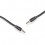 Sonorous MINI Cable Jack 3,5 mm Macho a Macho Estéreo 1,5 Metros Negro