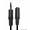 RO&CO CTA6055 Cable Alargador Jack 3,5 mm Macho a Hembra Estéreo 5 Metros Negro