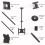 Multibrackets - Soporte TV de techo. Vesa 40x40. Ref. Ceilingmount Medium c/ NegroCatálogo Productos