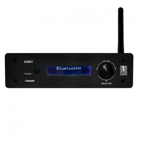 System One - Mini amplificador stereo. 2 x 50w. Bluetooth. ref.: A50BT
