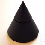 Cono de desacoplo regulable en altura color negro Ref. 1CN
