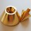 Cono de desacoplo regulable en altura color dorado Ref. 1CD
