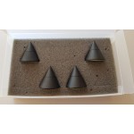 4 conos de desacoplo regulables en altura color negro Ref. 4CN