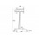 Multibrackets Display Stand 180 Single Silver – Peana TV con Ruedas 24-65" hasta 180 cm