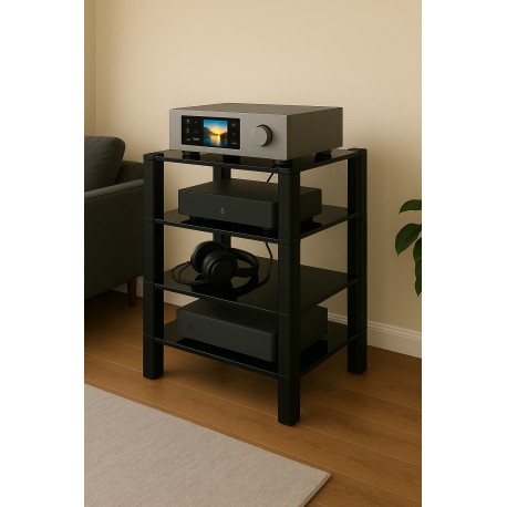 mueble hifi 4 estantes Sonorus RX5040 negro