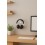  Soporte de pared para auriculares. Color blanco.