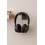 HEADSET WALL BLACK - Soporte de pared para auriculares. Color negro