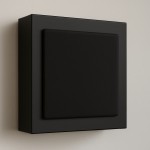 DLS - Pareja de altavoces de pared. Woofer 3". Ref. Flatbox Slim Mini Negro