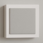 DLS - Pareja de altavoces de pared. Woofer 3". Ref. Flatbox Slim .Blanco.