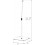 Sonorous - Pareja de soportes para altavoces surround. Ref. SP300 Color blanco