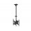 Multibrackets - Soporte TV de techo para 2 TV. VESA 40x40.Ref. Ceilingmount Medium doble c/negro