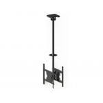 Multibrackets - Soporte TV de techo para 2 TV. VESA 40x40.Ref. Ceilingmount Medium doble c/negro