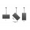 Multibrackets - Soporte TV de techo para 2 TV. VESA 40x40.Ref. Ceilingmount Medium doble c/negro