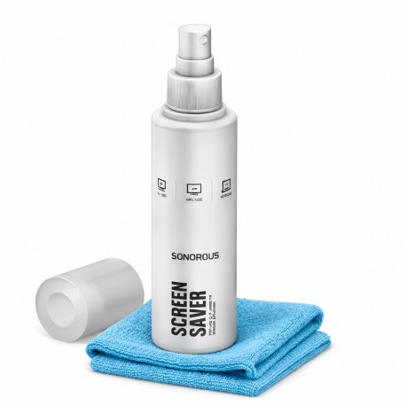 Sonorous ScreenSaver – Kit Limpiador de Pantallas 150 ml con Gamuza de Microfibra para TV, Monitor, Tablet y SmartphoneCatálogo 