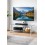 Sonorous - NEO-110-TG – Mueble TV con Soporte Integrado 110 cm con Ruedas, Cristal Templado Transparente y Chasis Aluminio Gris