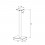 Sonorous - Pareja de pies de altavoz 80 cms. Blanco. Ref. SP100 / 80 - W