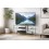 Sonorous - Mueble TV NEO-3110-TG – Mueble de Cristal con Ruedas 110 cm | Vidrio Templado + Aluminio Gris