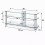 Sonorous - Mueble TV NEO-3110-TG – Mueble de Cristal con Ruedas 110 cm | Vidrio Templado + Aluminio Gris