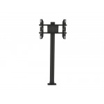 Peana-TV-para anclar-en suelo-Multibrackets-FIJO-180-negro