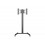 Multibrackets Stand-180 Negro con Ruedas Soporte de Suelo 24″-65″ Regulable en Altura hasta 180 cm