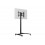 Multibrackets Stand-180 Negro con Ruedas Soporte de Suelo 24″-65″ Regulable en Altura hasta 180 cm