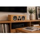 Proson Reality Center 32 madera – Altavoz Central HiFi de 2 Vías con Rejilla Gris