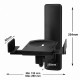 B-Tech BT77 Black Soportes de Pared para Altavoces hasta 25 kg Ajustables 135-280 mm Negro - Pareja