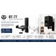 B-Tech BT77 Black Soportes de Pared para Altavoces hasta 25 kg Ajustables 135-280 mm Negro - Pareja