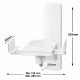 B-Tech - Par soportes de altavoz de pared BT-77 Blanco 