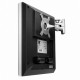 B-Tech BT7516 Soporte TV de Pared Inclinable y Giratorio hasta 19” VESA 100x100 Gris